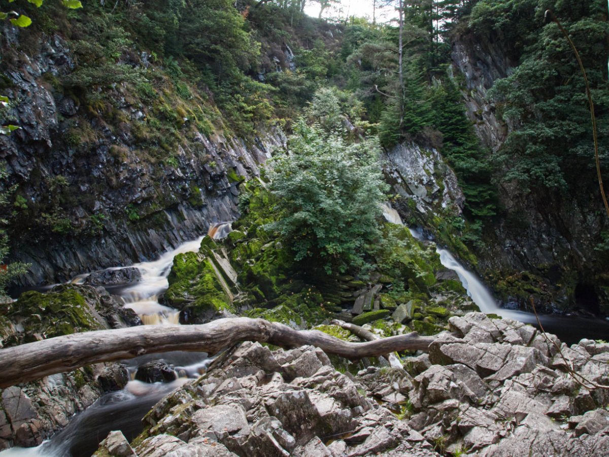 Post Banner - Conwy Falls at the café - Rhaeadr y Graig Lwyd