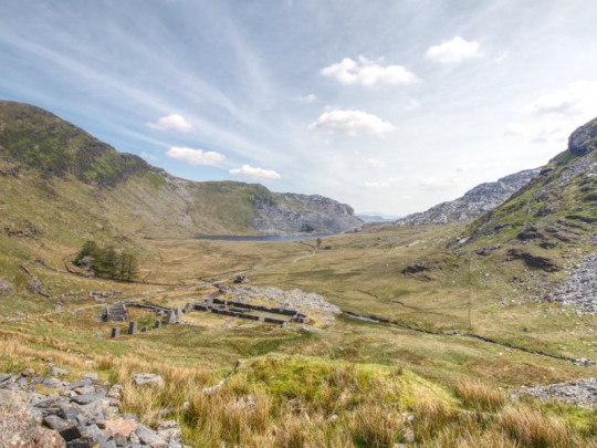 Cwmorthin Slate Quarry and Lake Banner