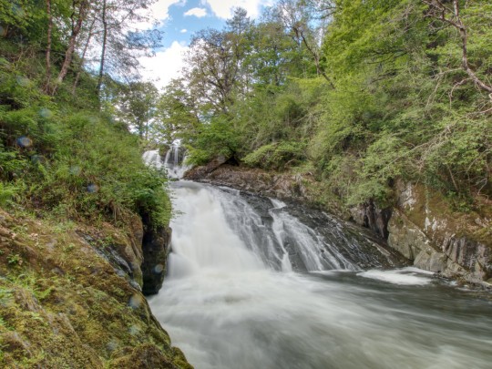 Swallow Falls - a quick stop with a gorgeous drop Banner