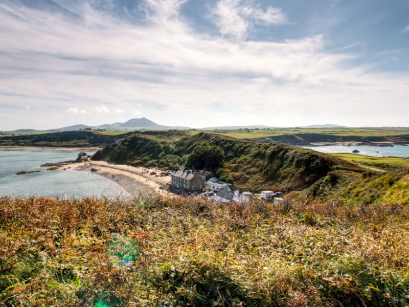 Post Banner - Porthdinllaen - a perfect postcard picturesque peninsula