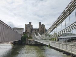 Conwy Castle - a beautiful fortification on the riverfront