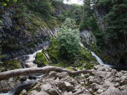 Conwy Falls at the café - Rhaeadr y Graig Lwyd