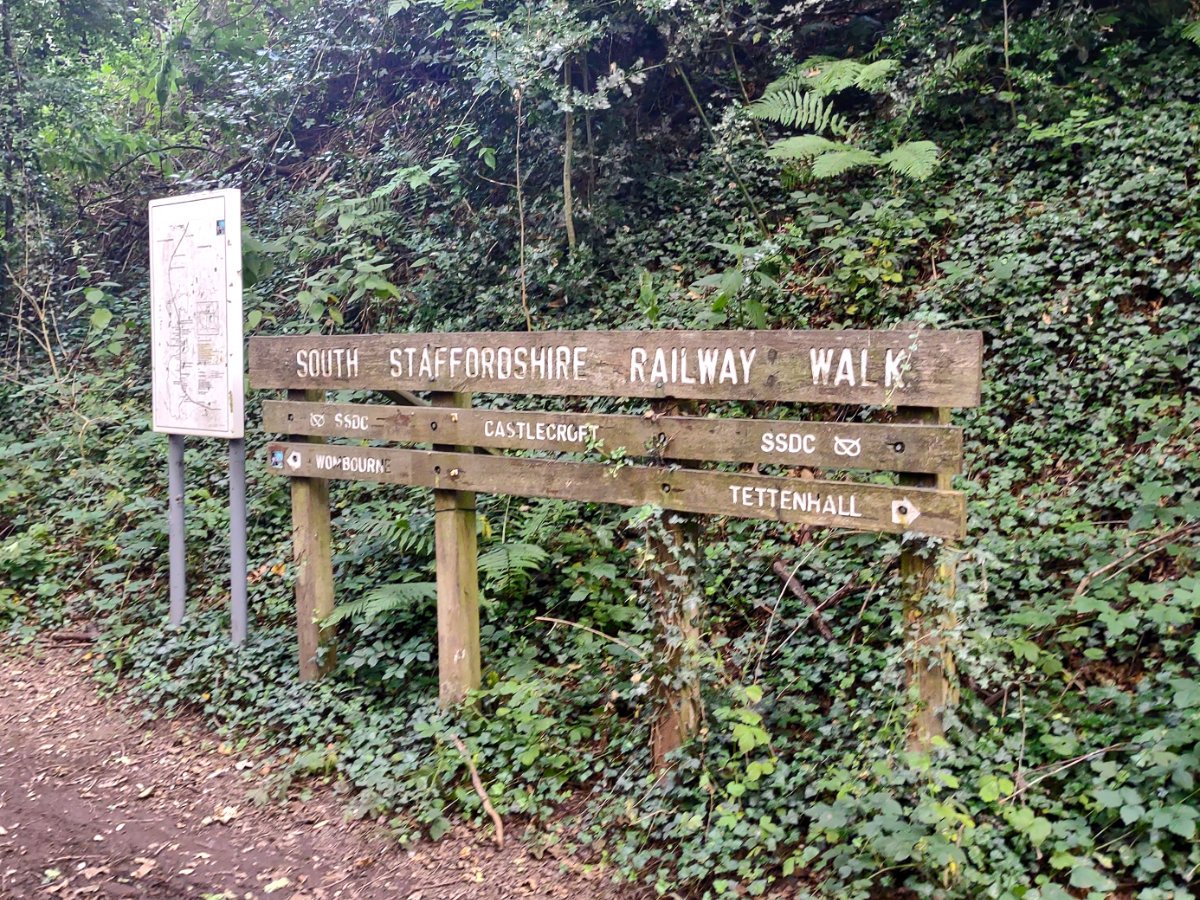 Post Banner - South Staffordshire railway walk - an urban walkers highway