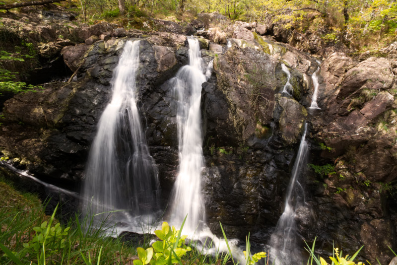 Upper section of falls