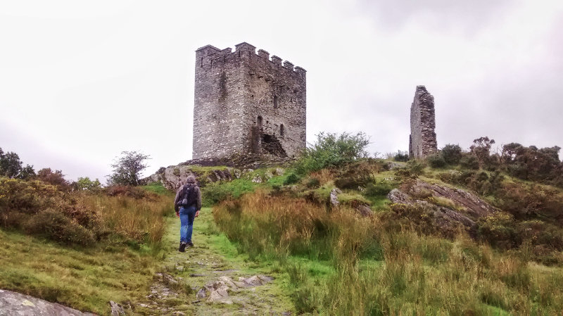 Approaching Dolwyddelan