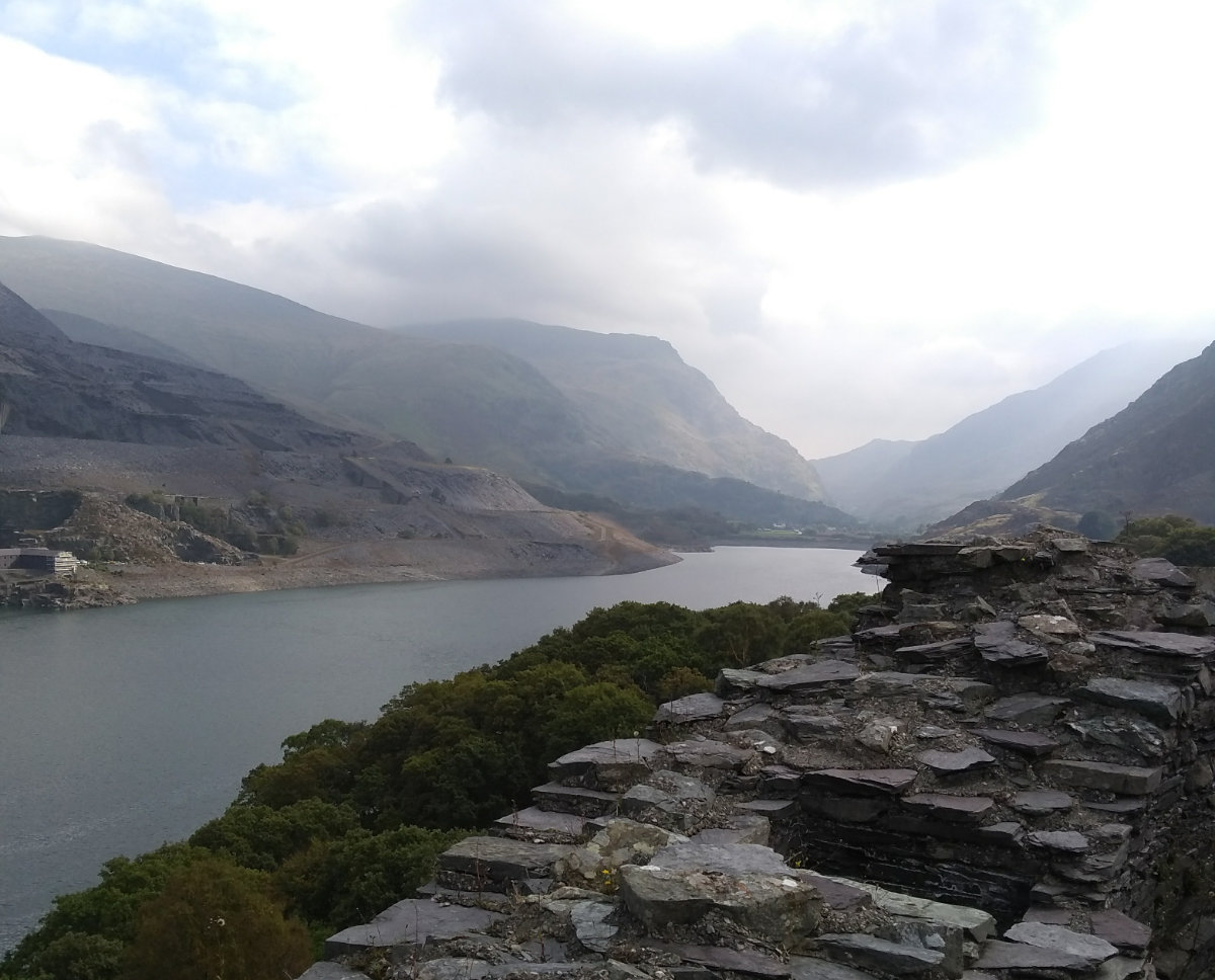 View over Llyn Peris