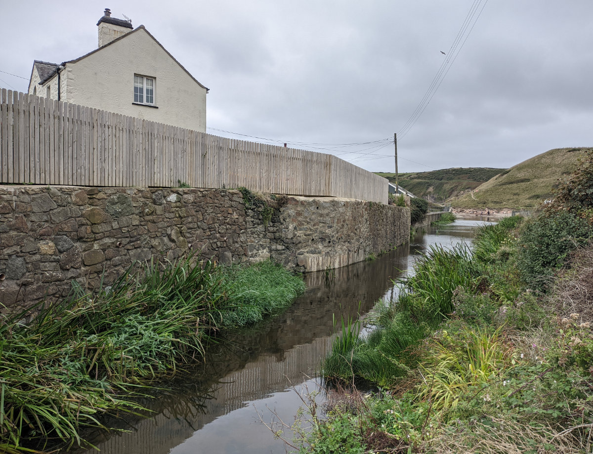 Aberdaron town - Afon Daron