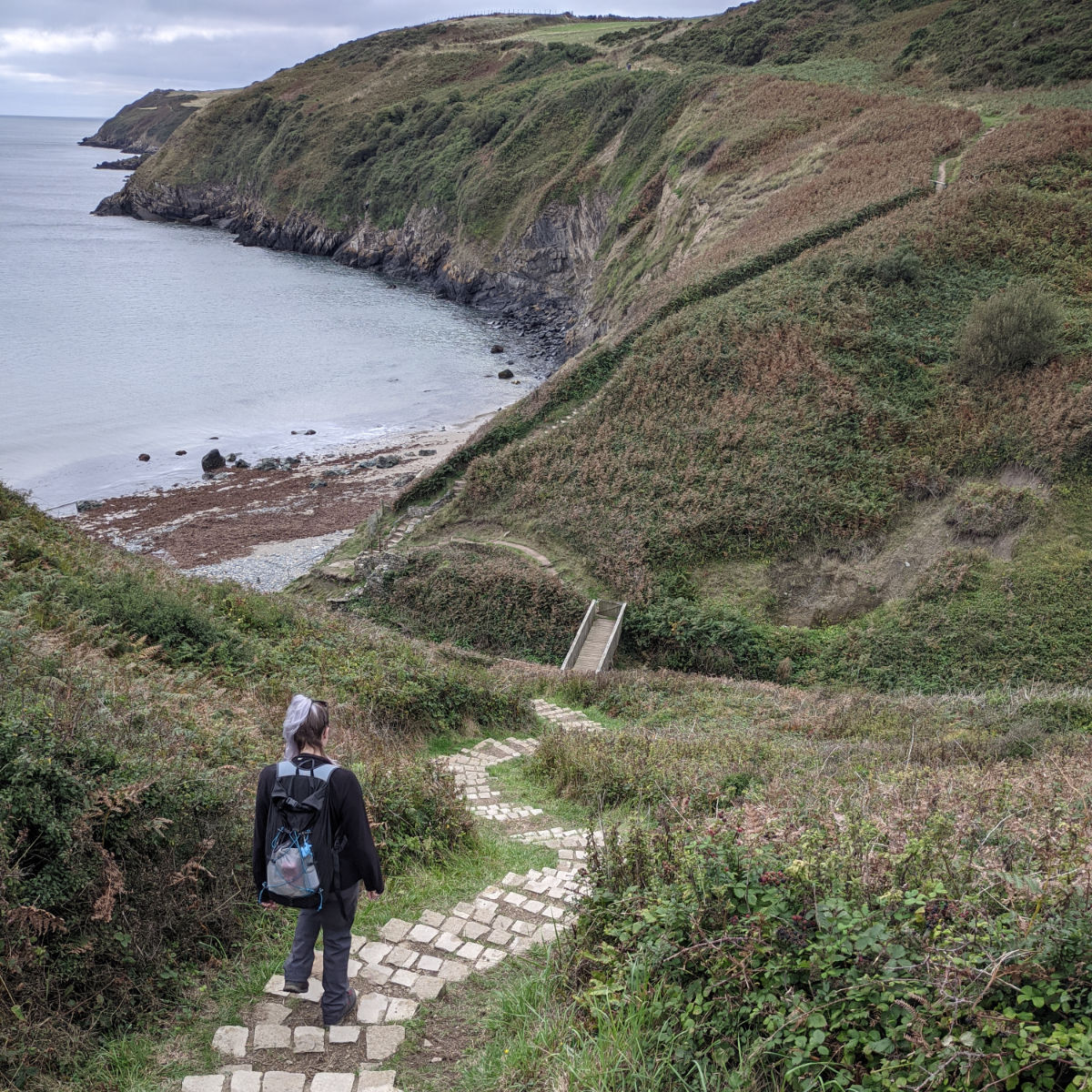 Venturing out onto the headlands