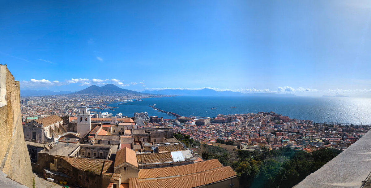 Castel Sant'Elmo ocean panorama