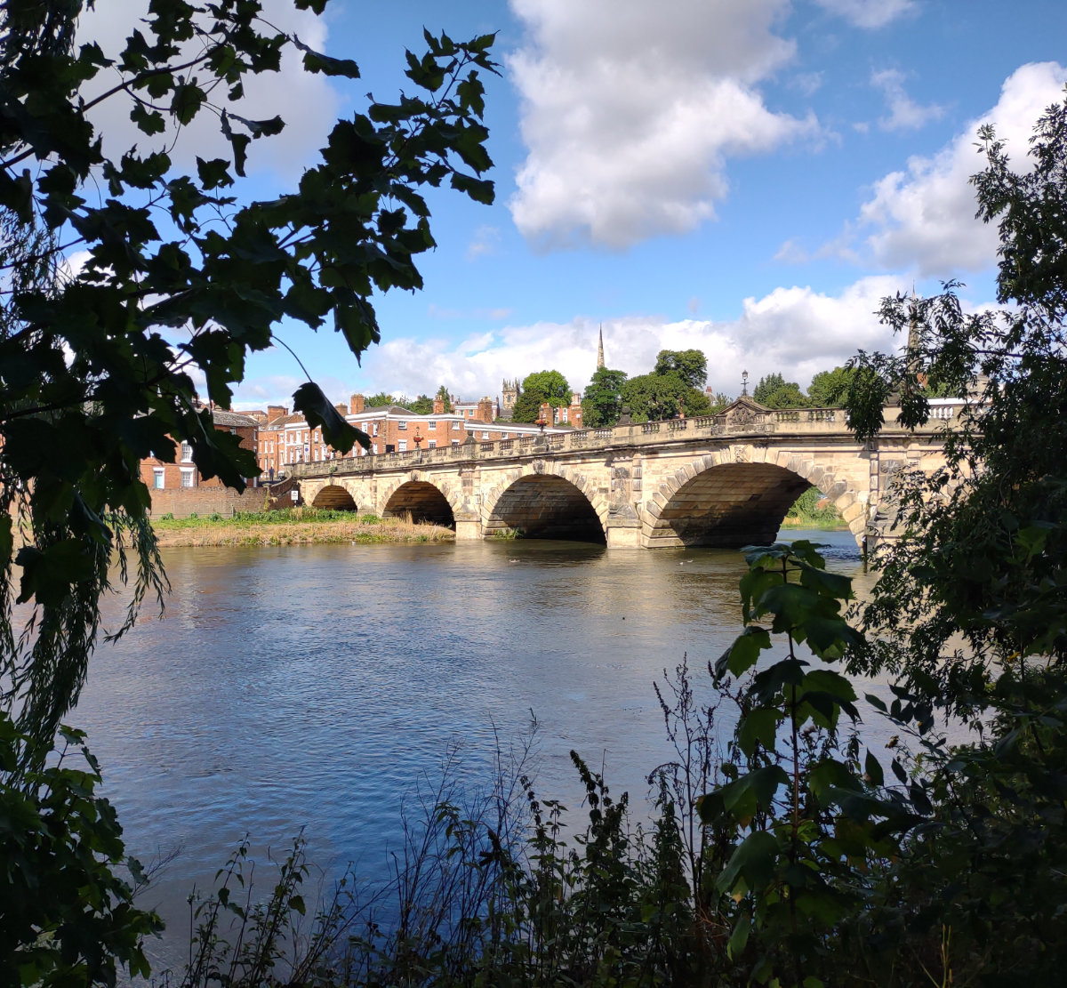 The English Bridge over the River Severn