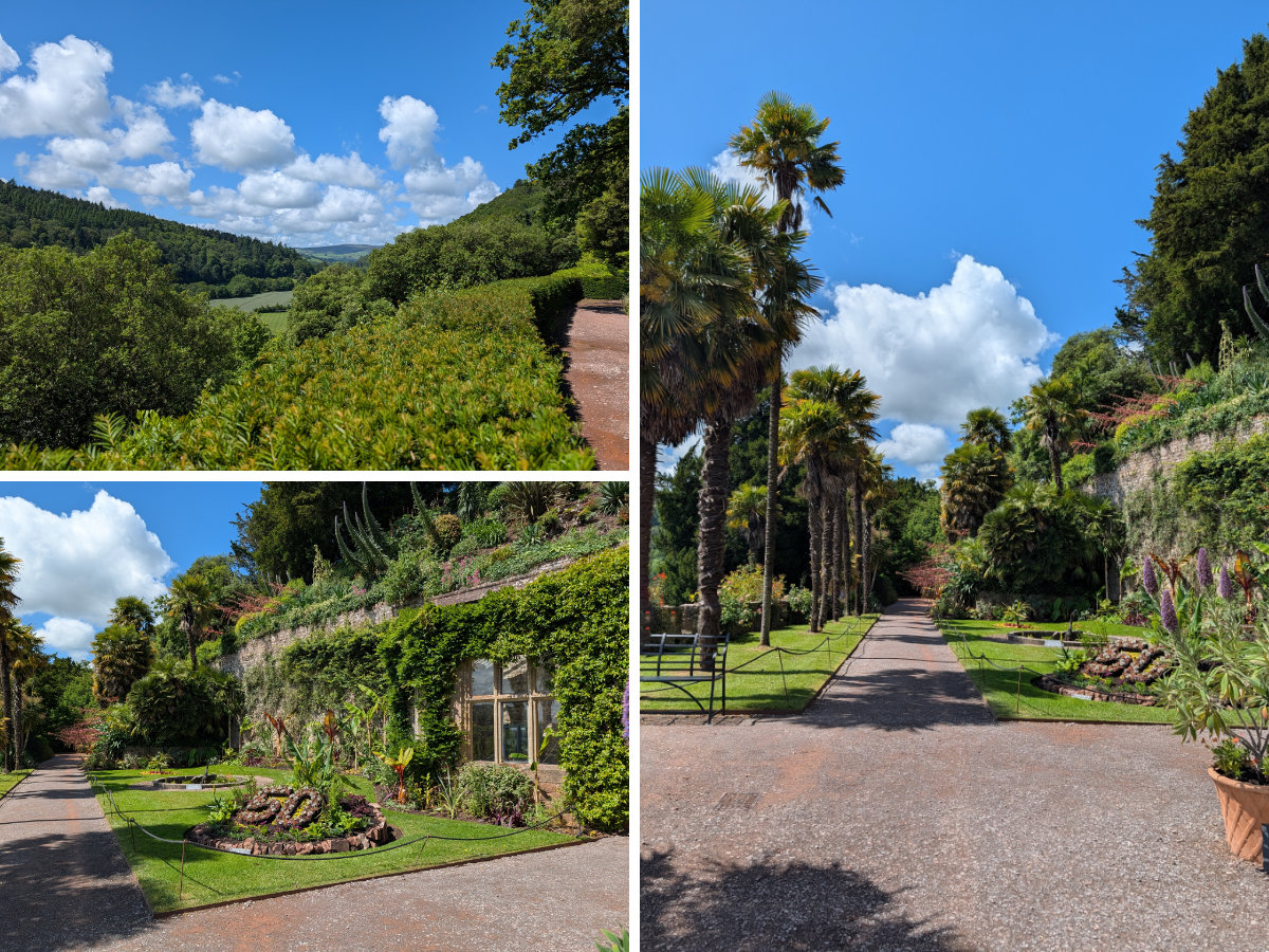 Some of the beautiful upper gardens & views