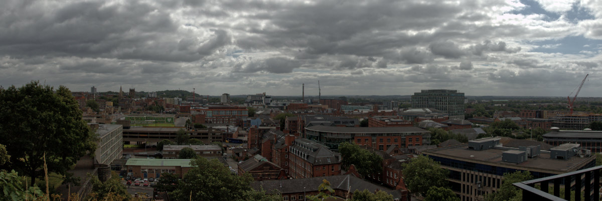 Panoramic view from the top