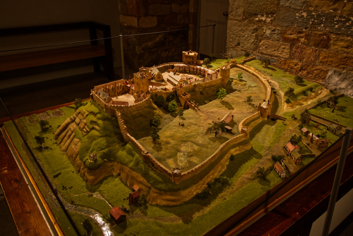 The original Nottingham Castle layout