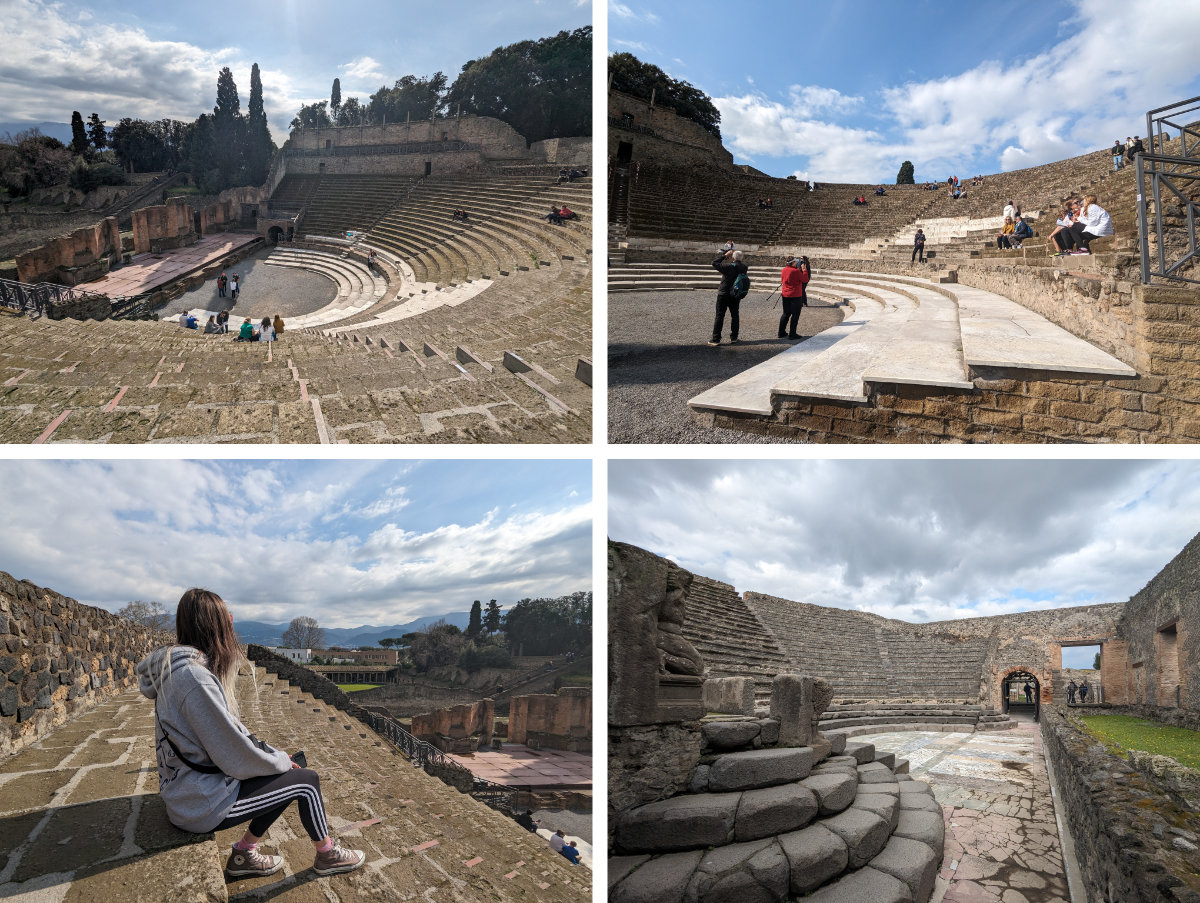 Teatro Grande and Odeion