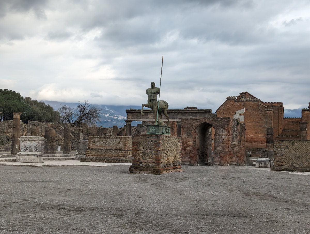 Centaur statue in the forum