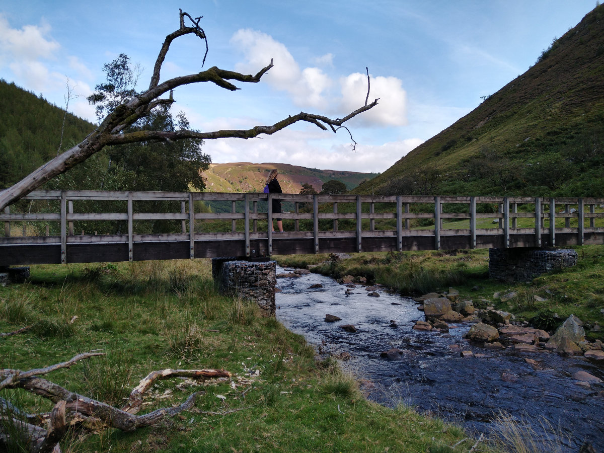 Crossing the bridge