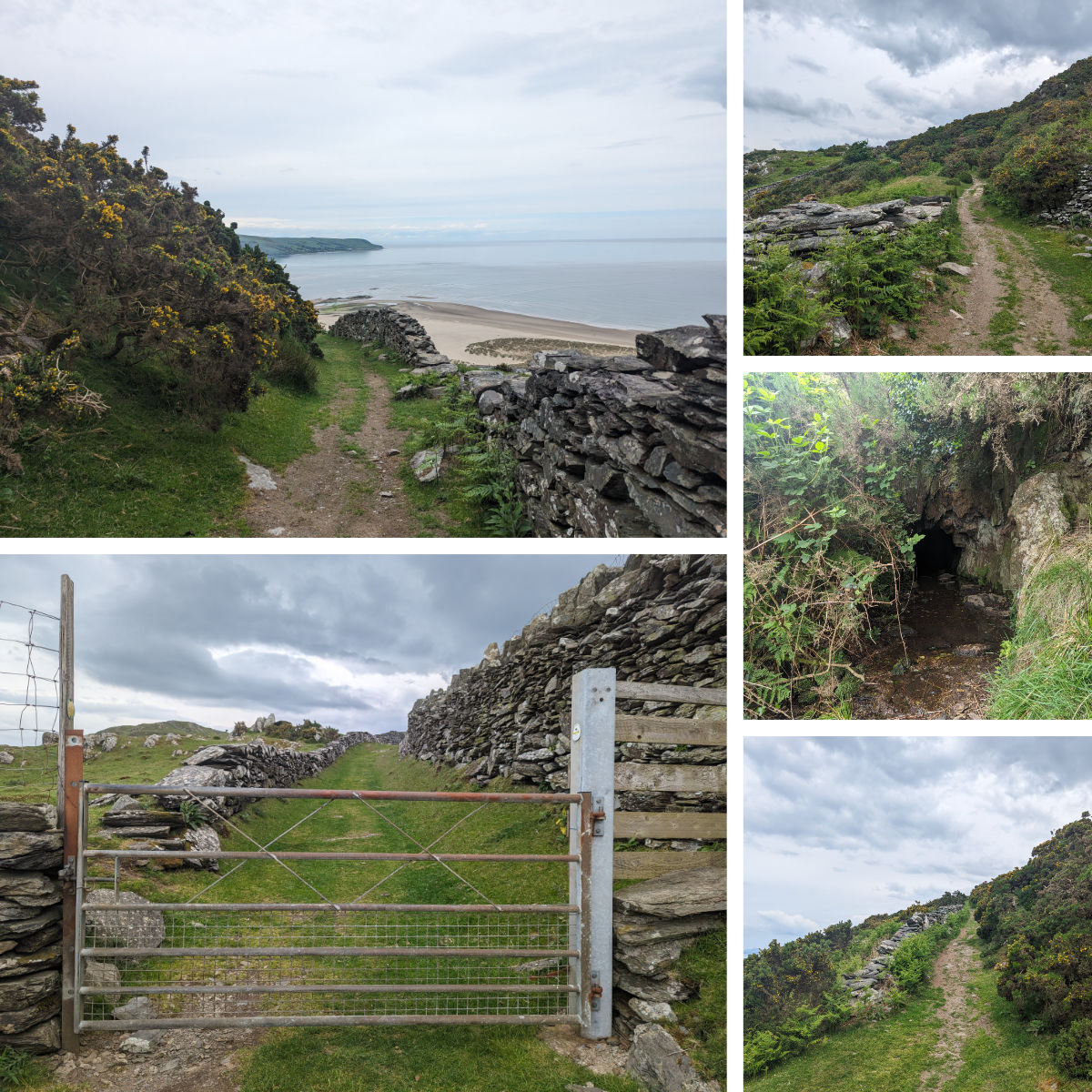 More of the approach walk up to the final fields